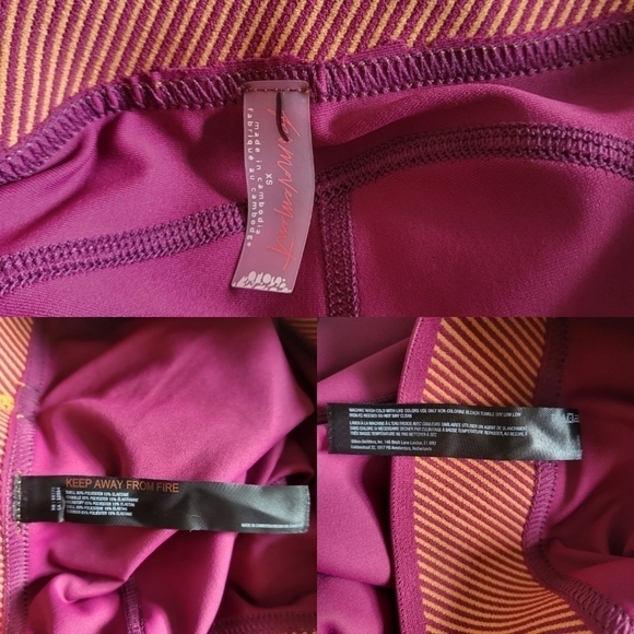 New FP Movement Endurance Mid-Rise Aubergine Run Tight Leggings NWT X-Small - Picture 16 of 16